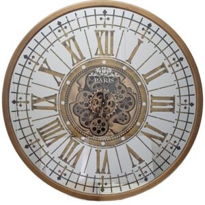 Paris Antique Gold Exposed Gear Movement Clock 80cm - Avant Garde Furniture - Designer Furniture Store & Luxury Home Decor