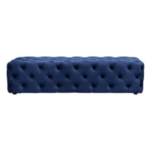 Park Avenue Navy Tufted Bench Ottoman 160cm - Avant Garde Furniture - Designer Furniture Store & Luxury Home Decor