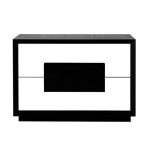 Parker Black Oak Mirror Drawer - Avant Garde Furniture - Designer Furniture Store & Luxury Home Decor