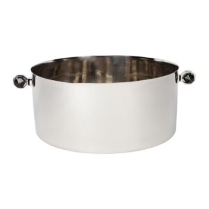 Paxton Nickel Black Marble Champagne Cooler - Avant Garde Furniture - Designer Furniture Store & Luxury Home Decor