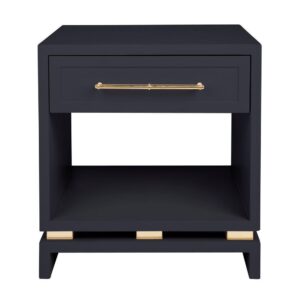 Pearl Black Gold Bedside Table - Avant Garde Furniture - Designer Furniture Store & Luxury Home Decor