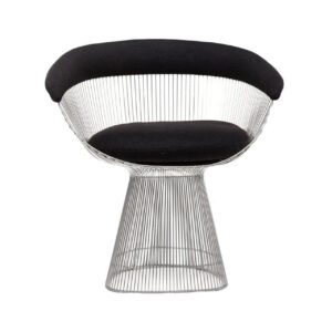 Platner Black Velvet Chrome Chair - Avant Garde Furniture - Designer Furniture Store & Luxury Home Decor