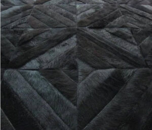 Prism Black Brazilian Cowhide Rug / Per Sq Metre - Avant Garde Furniture - Designer Furniture Store & Luxury Home Decor