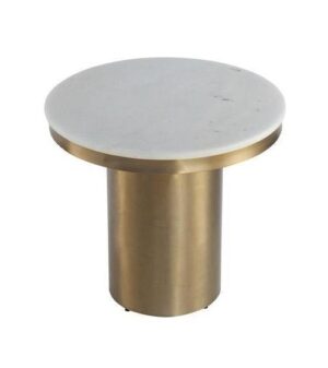 Provocateur Brushed Brass Marble Sidetable - Avant Garde Furniture - Designer Furniture Store & Luxury Home Decor