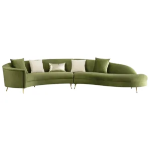 Verdi Green Velvet Modular Sofa - Avant Garde Furniture - Designer Furniture Store & Luxury Home Decor