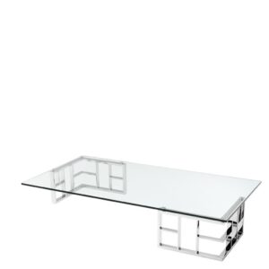 Ramage Polished Chrome Coffee Table - Avant Garde Furniture - Designer Furniture Store & Luxury Home Decor