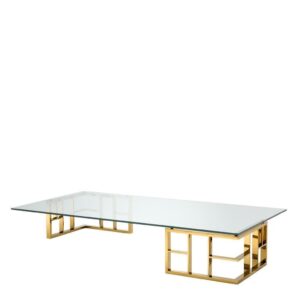 Ramage Polished Gold Coffee Table - Avant Garde Furniture - Designer Furniture Store & Luxury Home Decor