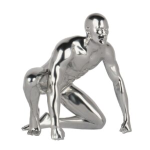 Redemption Male Chrome Sculpture - Avant Garde Furniture - Designer Furniture Store & Luxury Home Decor