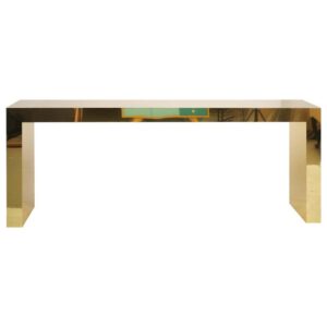 Regency Polished Brass Large Console - Avant Garde Furniture - Designer Furniture Store & Luxury Home Decor