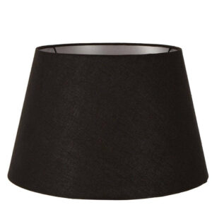 Regency Linen Taper Lamp Shade XXL Black With Silver Lining - Avant Garde Furniture - Designer Furniture Store & Luxury Home Decor