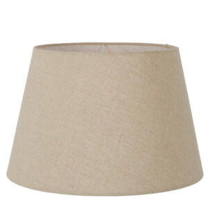 Regency Linen Taper Lamp Shade XXL Dark Natural - Avant Garde Furniture - Designer Furniture Store & Luxury Home Decor