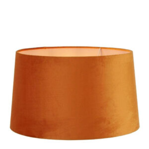 Regency Velvet Drum Lamp Shade XL Burnt Orange - Avant Garde Furniture - Designer Furniture Store & Luxury Home Decor
