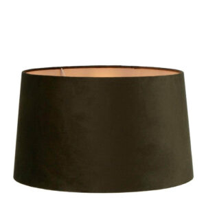 Regency Velvet Drum Lamp Shade XL Dark Olive - Avant Garde Furniture - Designer Furniture Store & Luxury Home Decor