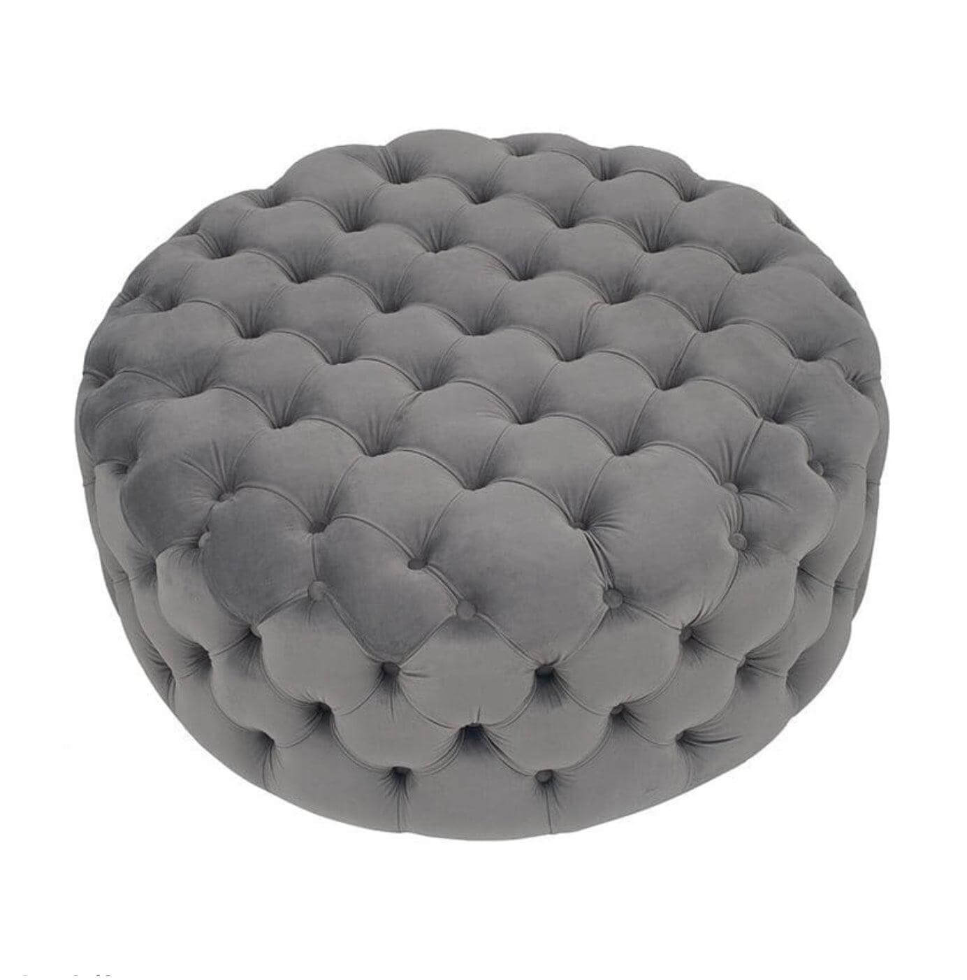 Roche Black Velvet Ottoman 120cm - Avant Garde Furniture - Designer Furniture Store & Luxury Home Decor