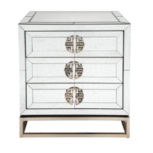 Rochester Antique Mirror Brass Chest Drawer - Avant Garde Furniture - Designer Furniture Store & Luxury Home Decor