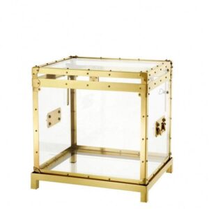 Safavieh Chrome Lucite Trunk - Avant Garde Furniture - Designer Furniture Store & Luxury Home Decor