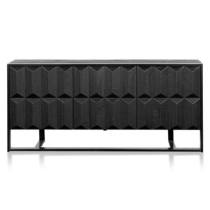 Saira Black Oak Iron Buffet 178cm - Avant Garde Furniture - Designer Furniture Store & Luxury Home Decor