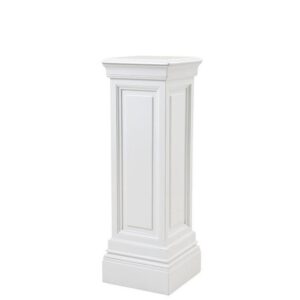 Salvatore Medium White Column - Avant Garde Furniture - Designer Furniture Store & Luxury Home Decor