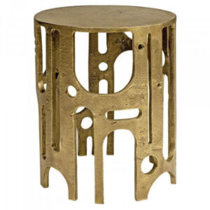 Sauvage Antique Brass Sidetable - Avant Garde Furniture - Designer Furniture Store & Luxury Home Decor