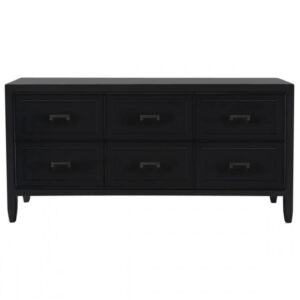 Soloman Black Drawer Cabinet - Avant Garde Furniture - Designer Furniture Store & Luxury Home Decor