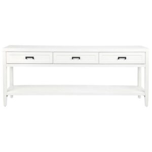 Solomon White Black Large Console Table - Avant Garde Furniture - Designer Furniture Store & Luxury Home Decor