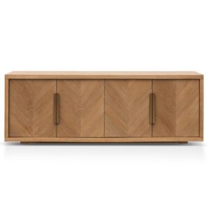 Sorrento Dusty Oak Herringbone Buffet Cabinet 200cm - Avant Garde Furniture - Designer Furniture Store & Luxury Home Decor