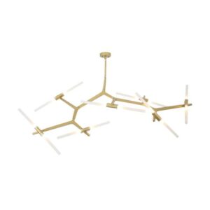 Spider Brushed Gold Crystal Pendant Large Light - Avant Garde Furniture - Designer Furniture Store & Luxury Home Decor