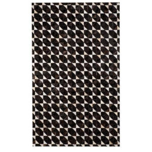 Splendor Black White Cowhide Rug 6 x 9 - Avant Garde Furniture - Designer Furniture Store & Luxury Home Decor
