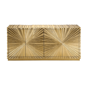 Starburst Brass Buffet Cabinet - Avant Garde Furniture - Designer Furniture Store & Luxury Home Decor