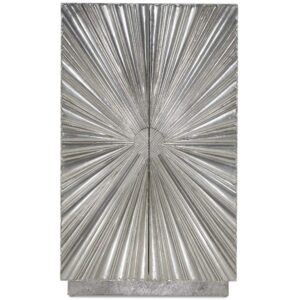 Starburst Nickel Armoire Cabinet - Avant Garde Furniture - Designer Furniture Store & Luxury Home Decor