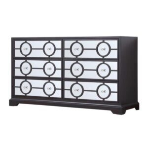 Stockton Black Mirror Dressing Cabinet - Avant Garde Furniture - Designer Furniture Store & Luxury Home Decor