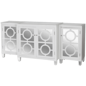 Stockton Grande White Mirror Buffet Cabinet - Avant Garde Furniture - Designer Furniture Store & Luxury Home Decor