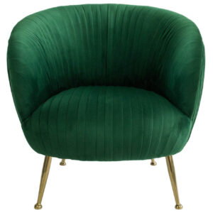 Taylor Green Velvet Gold Chair - Avant Garde Furniture - Designer Furniture Store & Luxury Home Decor