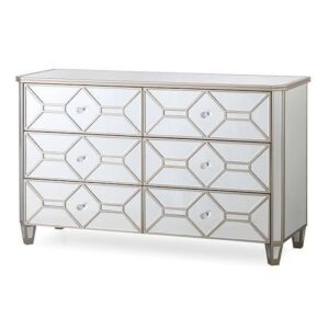 Vaucluse Mirror Silver Media Storage Cabinet - Avant Garde Furniture - Designer Furniture Store & Luxury Home Decor