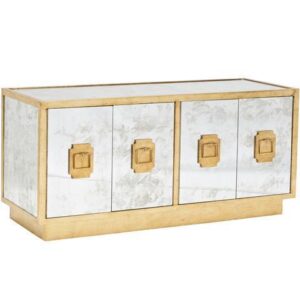 Venetian Antique Gold Leaf Antique Mirror Buffet - Avant Garde Furniture - Designer Furniture Store & Luxury Home Decor