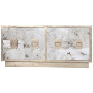 Venetian Silver Leaf Antique Mirror Buffet - Avant Garde Furniture - Designer Furniture Store & Luxury Home Decor