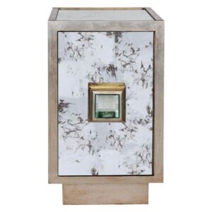 Venetian Silver Leaf Antique Mirror Cabinet - Avant Garde Furniture - Designer Furniture Store & Luxury Home Decor