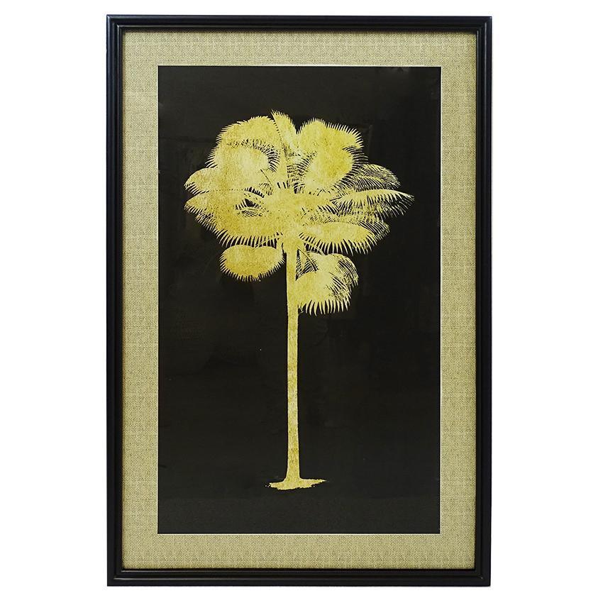 Vintage L'Or Gold Black Palmier Art Print II 90cm - Avant Garde Furniture - Designer Furniture Store & Luxury Home Decor