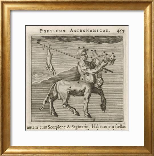 Vintage Zodiac I Fine Art Antique Gold Frame 61cm - Avant Garde Furniture - Designer Furniture Store & Luxury Home Decor