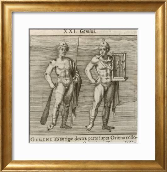 Vintage Zodiac XIII Fine Art Antique Gold Frame 61cm - Avant Garde Furniture - Designer Furniture Store & Luxury Home Decor