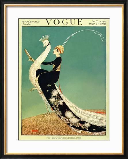 Vogue 1920 George Wolfe Plank Vintage Cover Art 58cm - Avant Garde Furniture - Designer Furniture Store & Luxury Home Decor