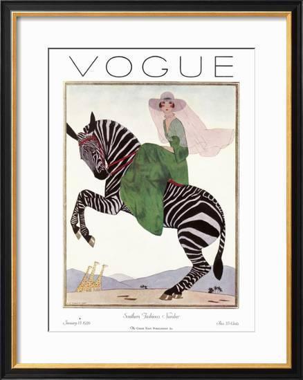 Vogue 1920 George Wolfe Plank Vintage Cover Art 58cm - Avant Garde Furniture - Designer Furniture Store & Luxury Home Decor
