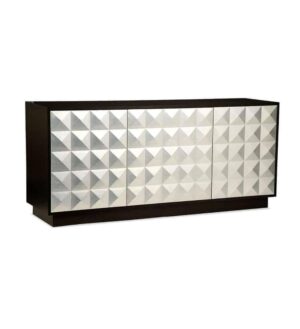 Waldorf Silver Nickel Oak Buffet - Avant Garde Furniture - Designer Furniture Store & Luxury Home Decor