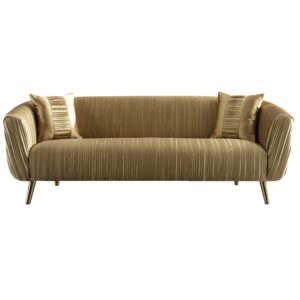 Zanetti Gold Jacquard Sofa 220cm - Avant Garde Furniture - Designer Furniture Store & Luxury Home Decor