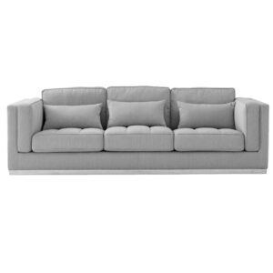 Zanotti Grey Linen Sofa 254cm - Avant Garde Furniture - Designer Furniture Store & Luxury Home Decor