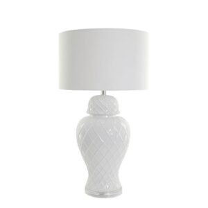 Zen Ceramic Temple Jar Lamp with White Linen Shade 80cm - Avant Garde Furniture - Designer Furniture Store & Luxury Home Decor