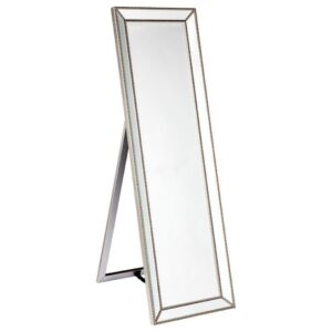 Zeta Silver Studded Cheval Mirror 155cm - Avant Garde Furniture - Designer Furniture Store & Luxury Home Decor