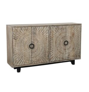 Zion Starburst Natural Wood Cabinet 140cm - Avant Garde Furniture - Designer Furniture Store & Luxury Home Decor
