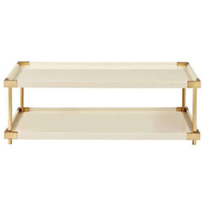 Brielle Ivory Lacquer Coffee Table
