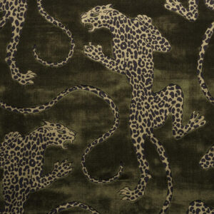 Panthera Olive Velvet